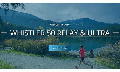 2016 Whistler 50 Relay & Ultra Registration Now Open