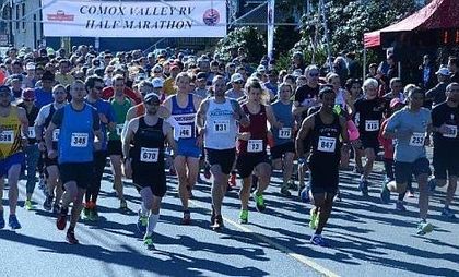 Spring Conditions for the Comox Valley RV Half Marathon