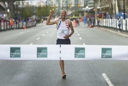 Vancouver Sun Run 2017: Elite runners bask in the warmth of their victory after a cool run in cloudy Vancouver